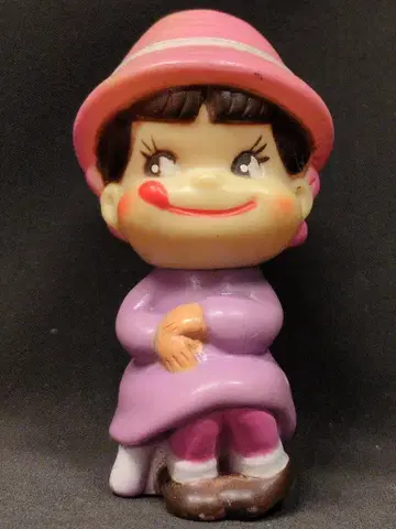 후지야 울음 인형 보라색/외출 페코짱 90mm