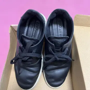 에코 스니커즈 블랙 검정 22.0cm 35 danishDesign