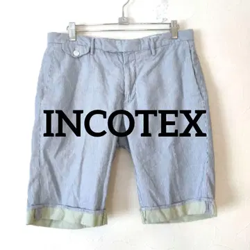 INCOTEX 인코텍스 스트라이프 숏 팬츠