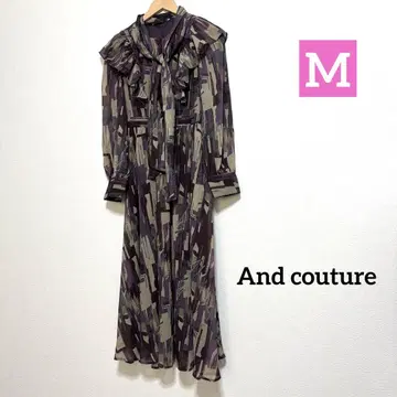 And couture 프릴 원피스