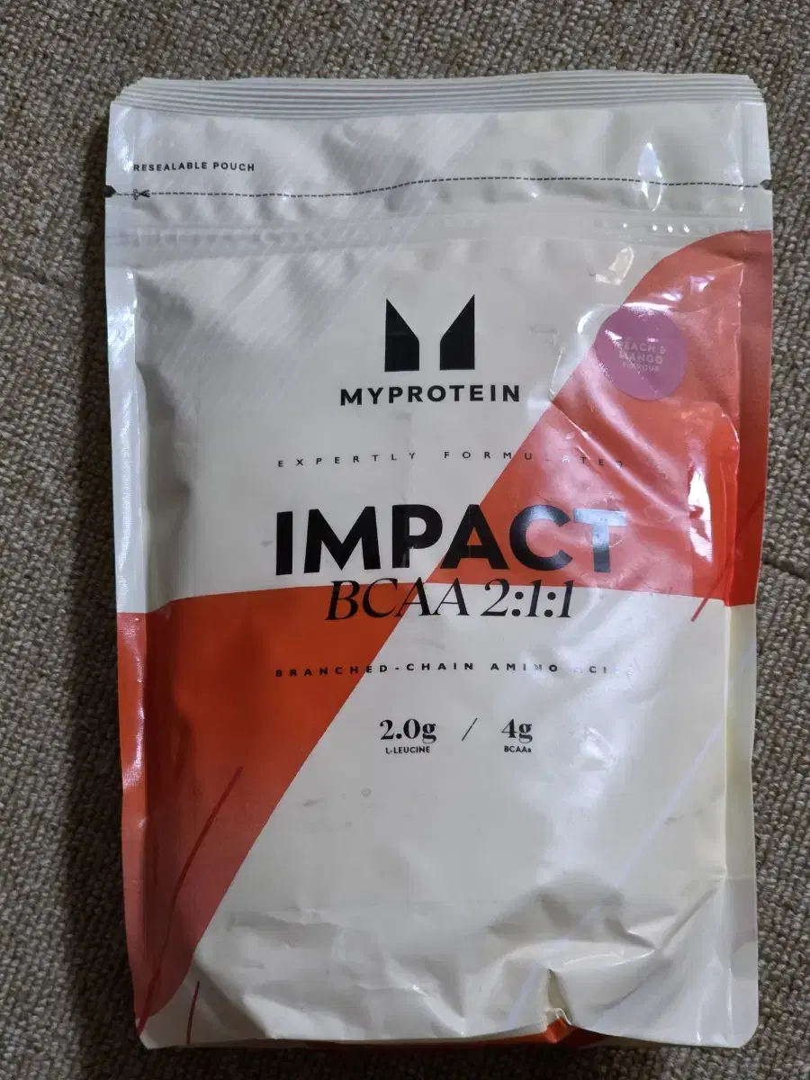 (Sealed) Myprotein BCAA Lemon Iced Tea, Peach Mango, Tropical 500G