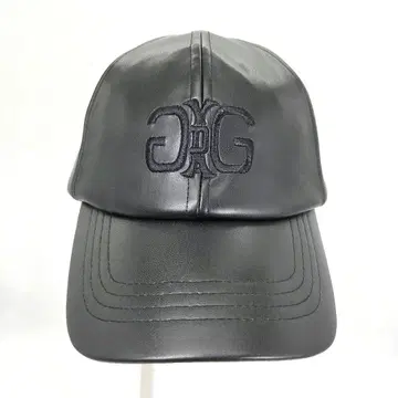 제이다 GYDA 캡 택 포함 새상품 가죽 블랙