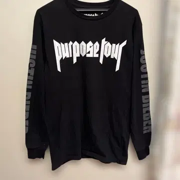 Justin Bieber Purpose Tour 긴팔 티셔츠