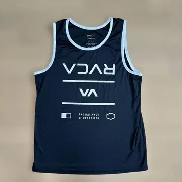 RVCA 하이브리드 티 탱크탑 L 블랙