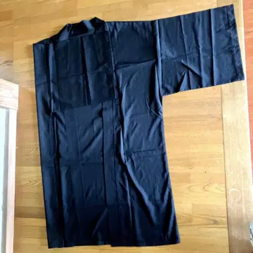 겉옷 블랙 일본풍 기모노풍 겉옷 상의 프리 사이즈 심플 폴리에스테르