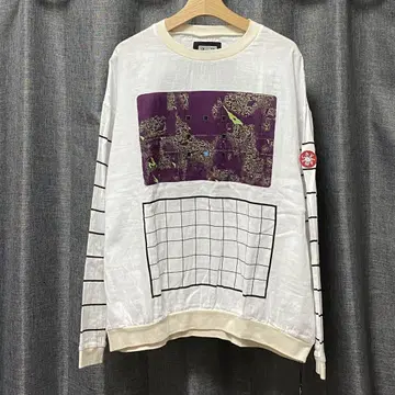 새상품 C.E CAVEMPT 카브엠트 GAUZE CREW NECK L
