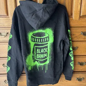 BLACK BRAIN 후드티 M 사이즈 유니섹스
