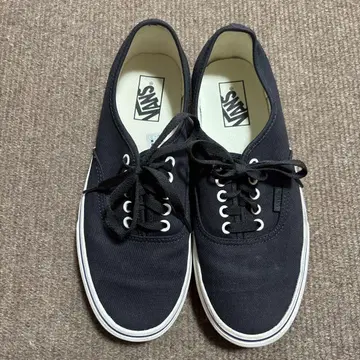 Vans 블랙 로우 컷 스니커즈 US9.0