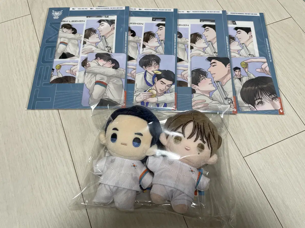 Team Lezhin Limited Run Rerun Pposiraegi Athlete Village Film Package Four-Cut Bulk