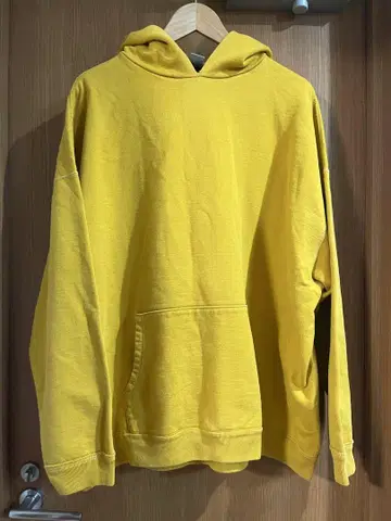 markaware 마카웨어 머스타드 후드 부착 후드티