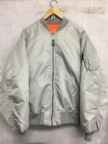 아비렉스 2XL 그레이 MA-1 봄버 오버 사이즈 자켓