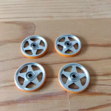 타미야 미니 사륜구동 19mm 5 스포크 오렌지