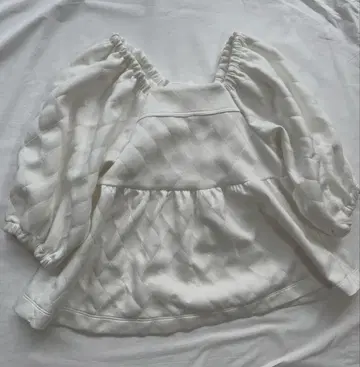 ohga 퀼팅 탑 화이트