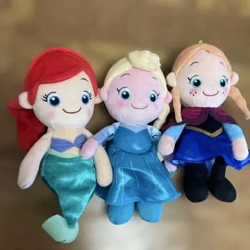 콩 컬렉션 엘사 아나 아리엘 봉제 인형