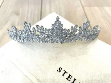 STELLA BRIDAL 실버 티아라