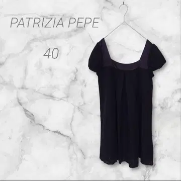 PATRIZIA PEPE 패트리샤 페페 반팔 미니 원피스 40 블랙