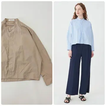 24ss MACPHEE 맥피 코튼 브로드 코쿤 셔츠 36