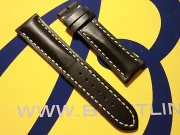 브라이틀링용 가죽 스트랩 시계 밴드 22/20mm 블랙 H
