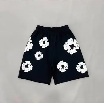 Denim Tears 하프 팬츠 블랙 M