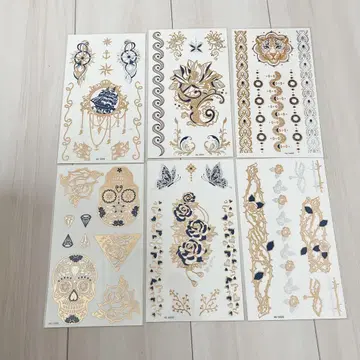 타투 씰 바디 씰 6장