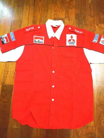 Mitsubishi Rally Team 반팔 워크 셔츠