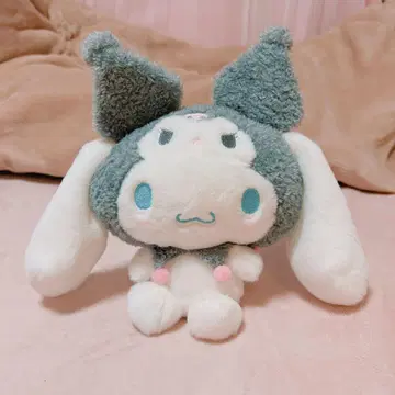 시나모롤 봉제 인형 쿠로미 콜라보