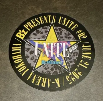 B'z UNITE #02 한정판 굿즈 구매 혜택 스티커 6/21