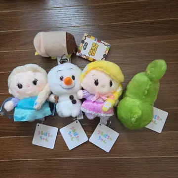 증정품 포함 우루포차 4종 봉제 인형 세트