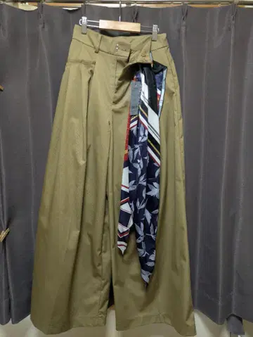 JEANASIS 지나시스 카키 와이드 팬츠 S 사이즈