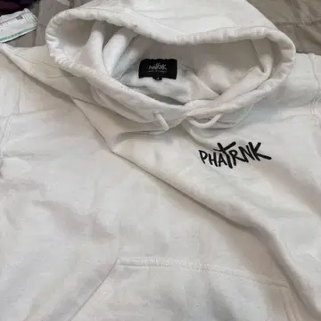 PHATRNK 화이트 후드티