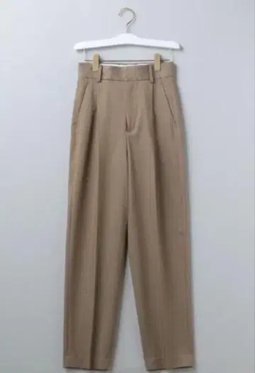 6 ROKU TUCK PANTS 베이지 턱 팬츠 38