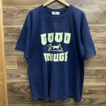 중고 90s GOODENOUGH DOG 로고 티셔츠