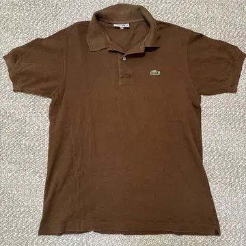 Lacoste 브라운 피케 셔츠