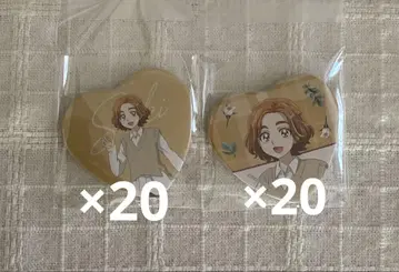 오토나 프리큐어 타워 레코드 하트형 캔뱃지 히나타 사키 큐어 블룸