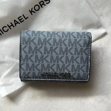 MICHEAL KORS 삼중 접이식 지갑 스카이블루