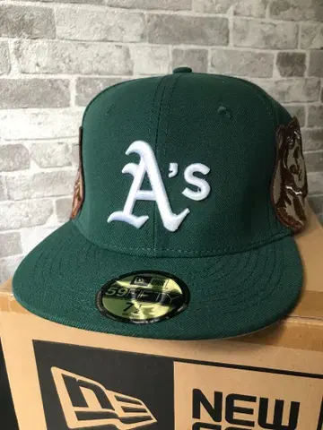 MLB 오클랜드 애슬레틱스 NEWERA 아티스트 콜라보 캡 1/2OV
