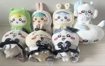 치이카와 비오는 날 BIG 봉제 인형 초진심 치이카와 모몽가 묶음 판매