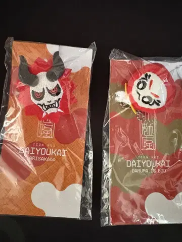 대요괴 달마이즈고도 아리사카 봉제 인형 키링 로손