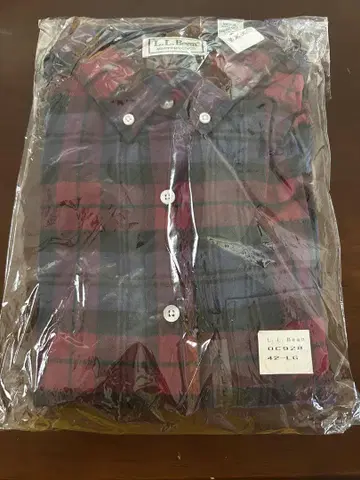 L.L.Bean 긴팔 플란넬 셔츠 여성용 L