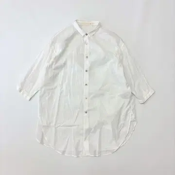 Pallas Palace 팔라스 팰리스 7부 소매 거즈 셔츠 사이즈 0