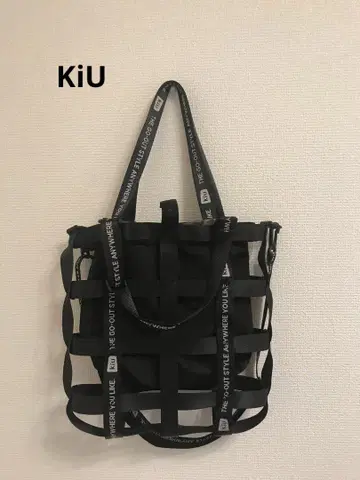 KiU 숄더백 블랙