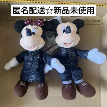 봉제 인형 배지 웨스턴 디즈니 미키 미니 데님