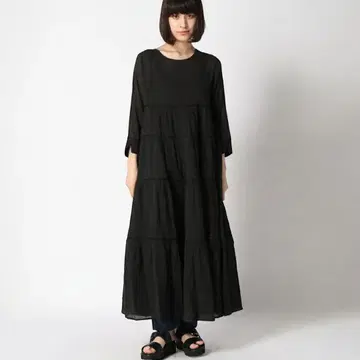 DOU DOU 두두 티어드 원피스 2WAY 롱 원피스