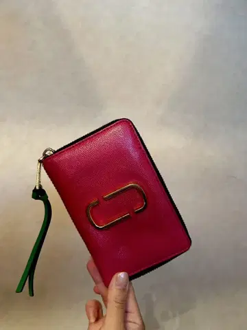 마크제이콥스 지갑 핑크 레드 그린