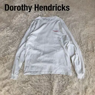 Dorothy Hendricks 도로시 헨드릭스 자수 롱 티셔츠 티셔츠