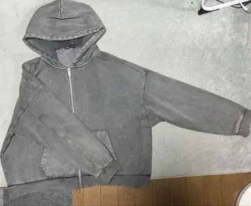 자라 워시 가공 후디