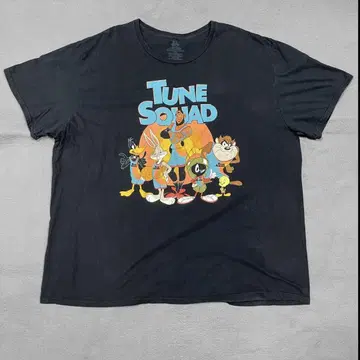 스페이스 잼 TUNE SQUAD 영화 캐릭터 티셔츠 블랙