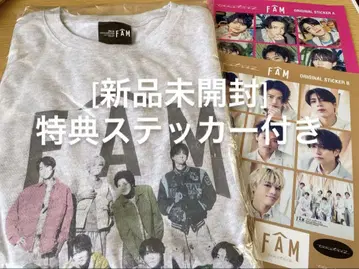 timelesz FAM 티셔츠 화이트