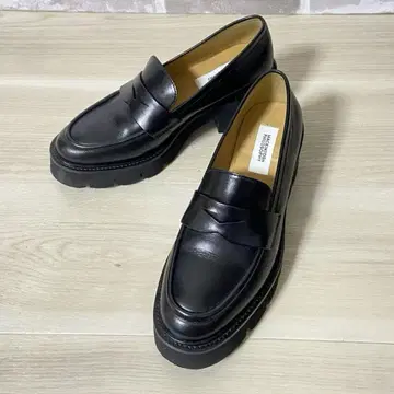 매킨토시 철학 트랙 밑창 로퍼 22.5cm 천연 가죽