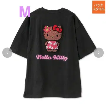 헬로키티 아베일 티셔츠 M 사이즈 블랙